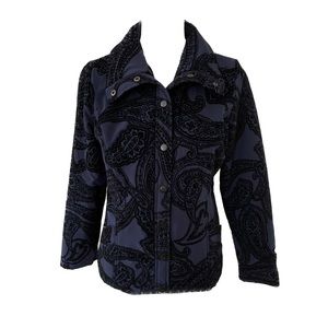NWOT ZENERGY BY CHICOS outdoor embellished jacket